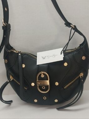 Jessica Simpson  Shoulder Bag with Gold Studs and Hardware